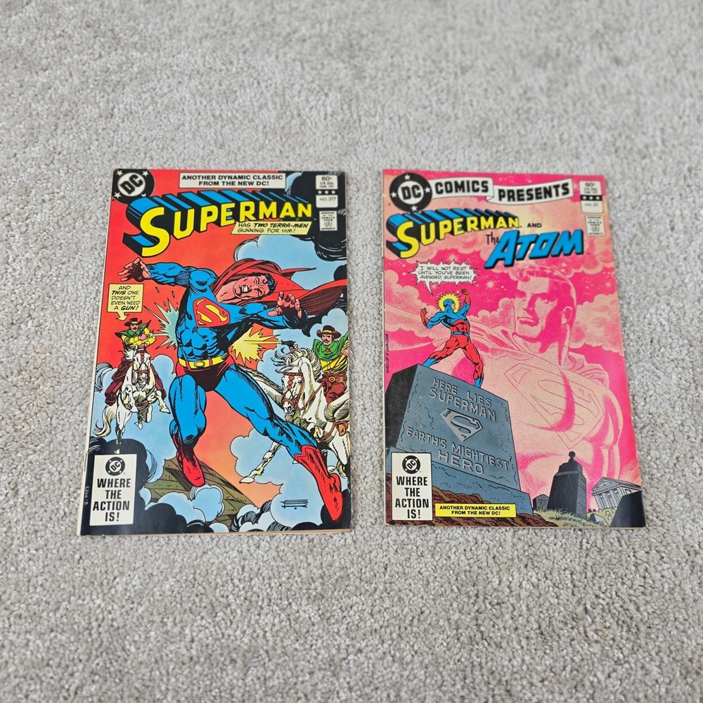 DC Comics Superman Comic Book Lot Bronze Age Issue 377 51 The Atom